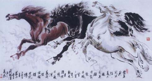 刘福泽的作品“马”